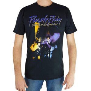 Prince black Purple Rain unisex T-shirt size M